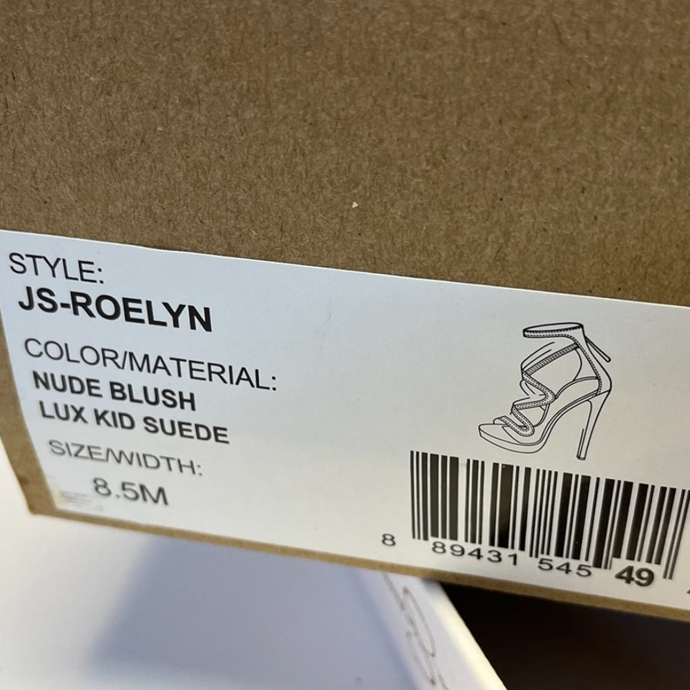 JS Roelyn Blush heels - Picture 2 of 11